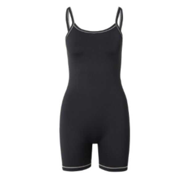 Nike Tops - Nike Women's One Dri-Fit Short Bodysuit Size XS in Black Singlet